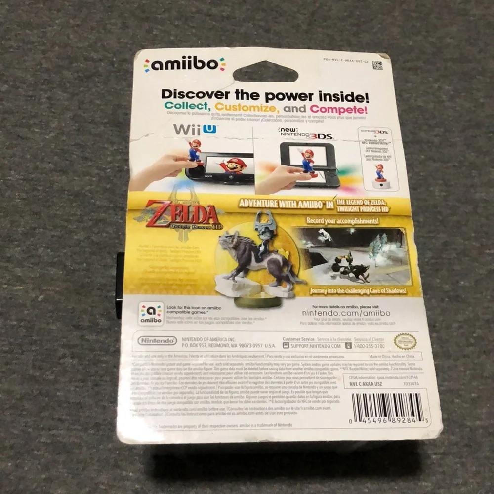 Legend of Zelda: Wolf Link Twilight Princess Amiibo (UNOPENED)
